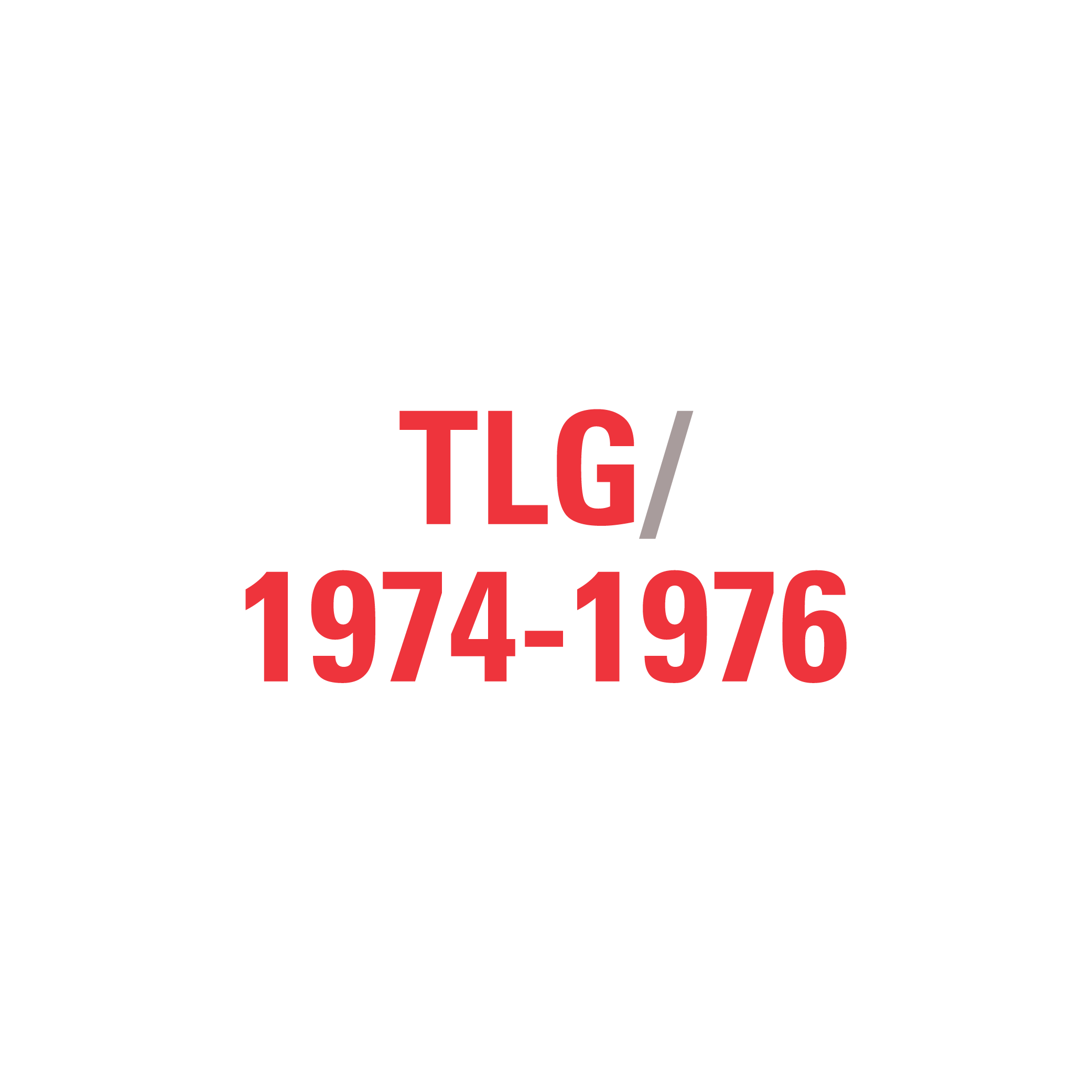 TLG 1974-1976